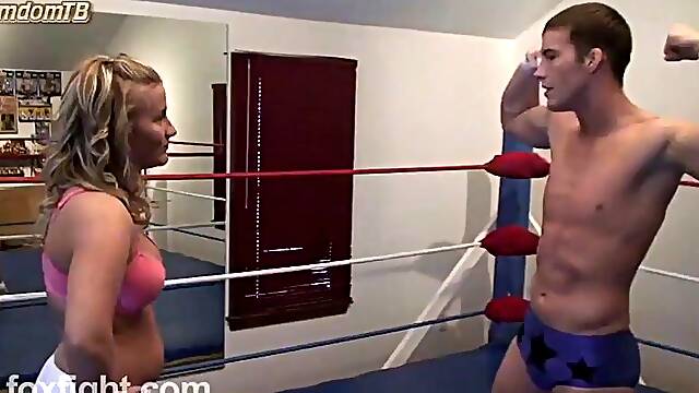 Mixed Wrestling: Big Ass, Babe Fetish Porn