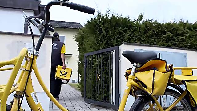 Blonde Gets Pounded By A Huge Dick In The Kitchen