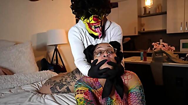Big Butt Ebony Bbw Slut Rammed Doggystyle By Masked Stud