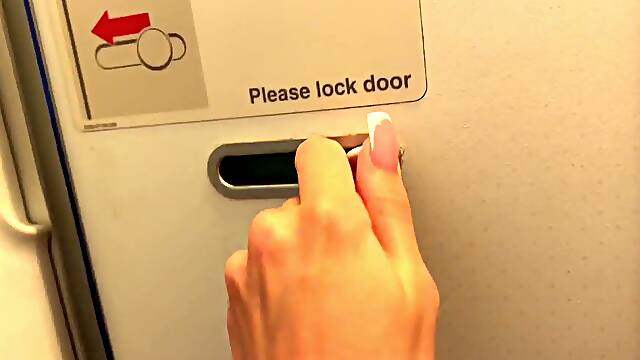 Risky Public Jerking Off On A Plane Full Of People - Public Penis Flashing