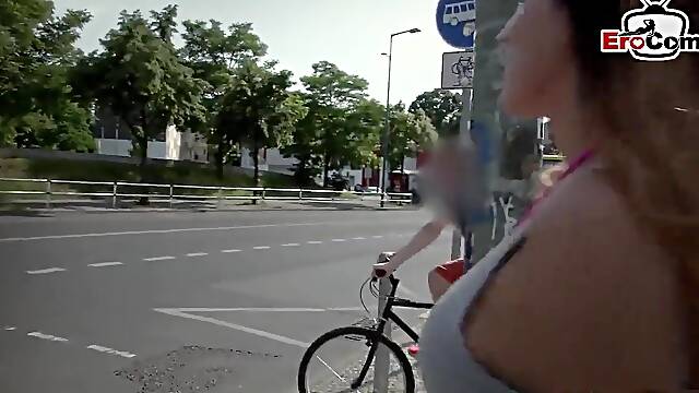 Casting, Public, Outdoor, Interracial