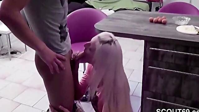 German, Teen (18+), Blonde, Big Cock