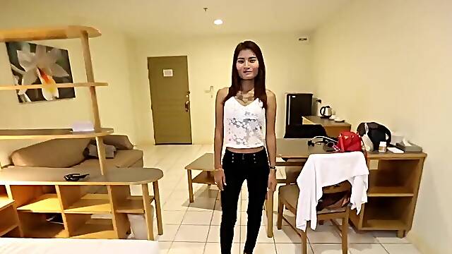 Interracial Fuck With A Submissive Thai Girl Who Has Big Tits