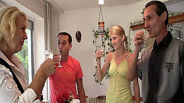 Grandpa, Granny, Girlfriend, Double Penetration