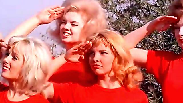 Horny Vintage Babes With Big Tits Get Sweaty Outdoors. Watch These Natural Beauties Workout And...