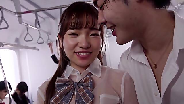 Hot Japanese Teen 18+ On The Train