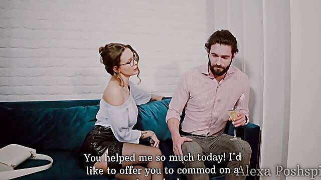 Bossy Boss Alexa Poshspicy Seduces Assistant And Cums Wet In The Hotel