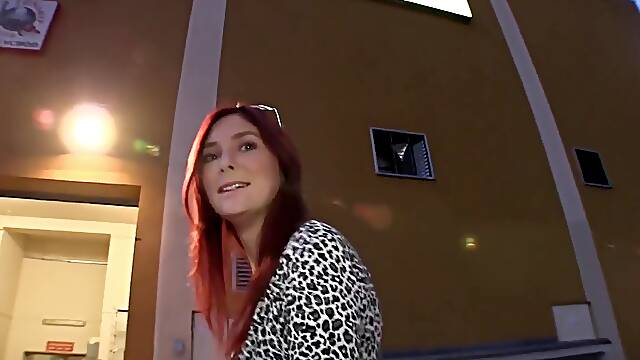 Brunette Teen 18+ Kattie Gives Blowjob For Cash Outdoors