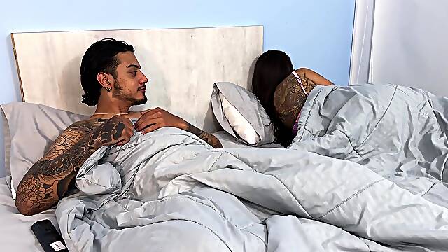 I Share The Hotel Room With My Dads Girlfriend Daniela Andrea And It Goes Wrong