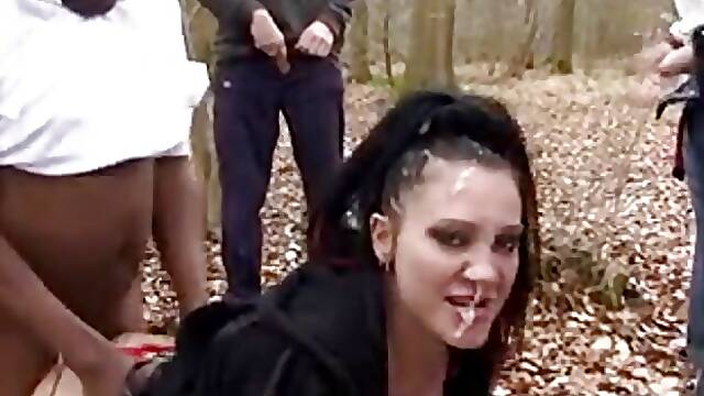 Dogging, Orgy, British, Gangbang