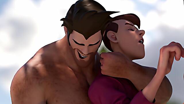 Muscle, Double Penetration, Ass Licking, Deepthroat