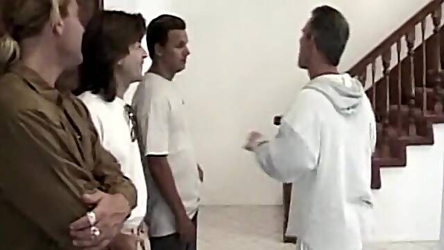 Sex Toy With Bag On Head Used For What It Was Created For - Group Sex