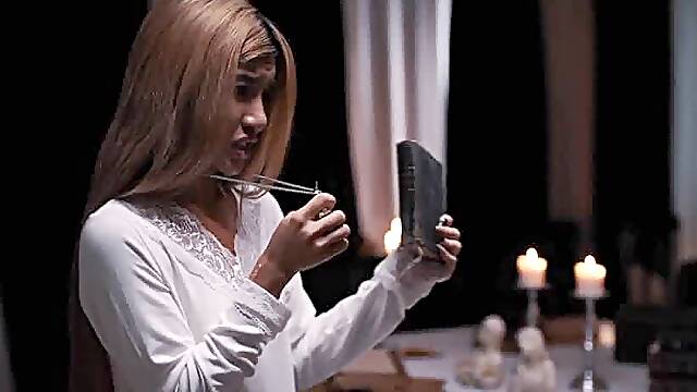 Hot Blonde Confessor Gets Fucked