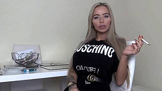 Casual Afternoon Smoke And Tease