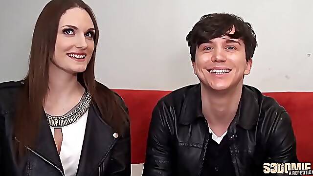 Marie Is A Seductive, French Babe Who Knows How To Satisfy Two Guys At The Same Time