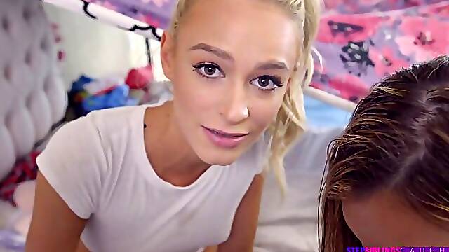 Crazy Girls Like To Explore Each Other's Sexuality, And Play With A Double- Ended Dildo