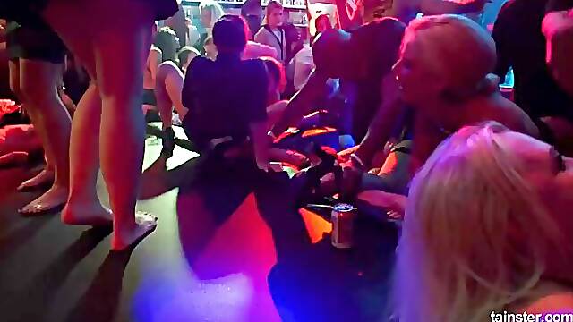 A Crazy Party In A Local Club Turned Into An Orgy Where Everyone Got Banged