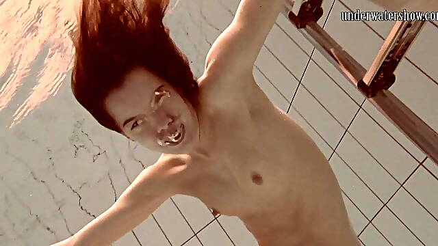 Underwater, Pool, Granny, Russian