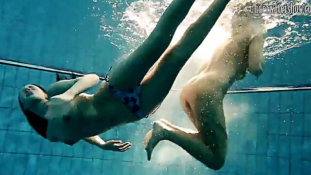 Underwater, Strip, Pool, Bikini