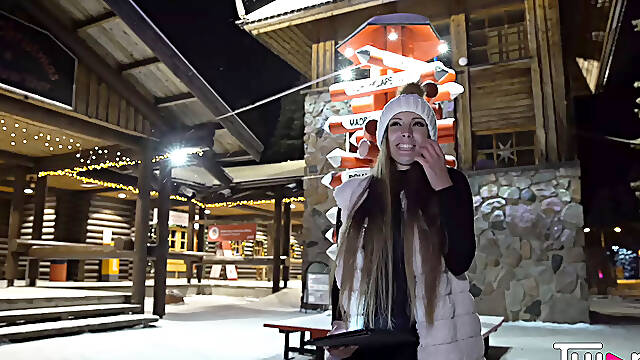 Finnish Sweetie Kinuski Kakku Gets A Hard Wang For Assfucking