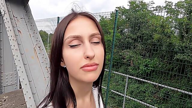 Outdoor, Interracial, Threesome, Black