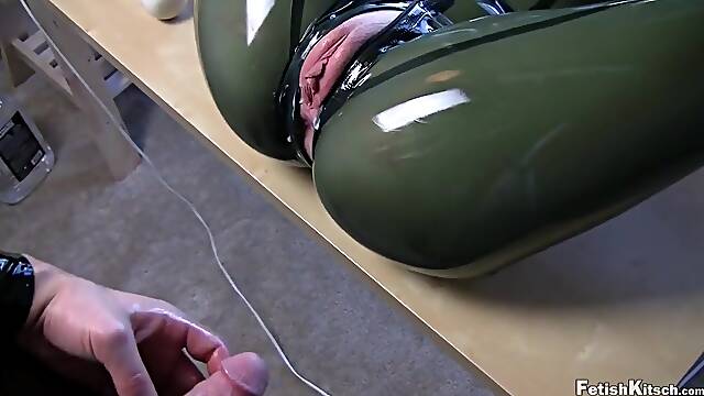 Dominated In Green Latex