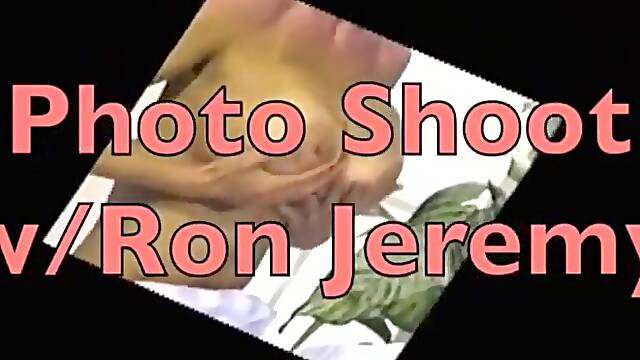 Minka And Behind Scenes From Photo Shoot (1996) With Ron Jeremy