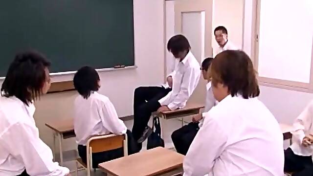 Gangbang, Japanese, Small Tits