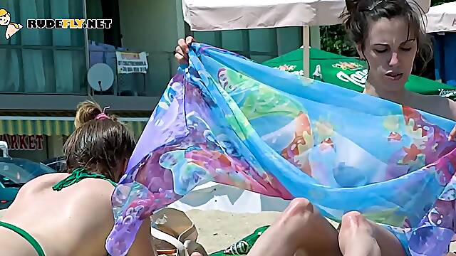 Teen Nudists Take Off Their Clothes And Play Nude