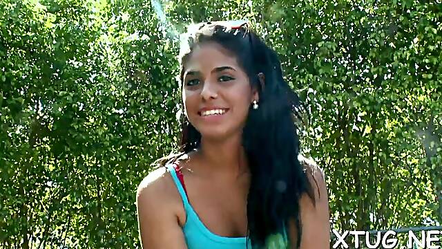 Donga Sucking Action By Filthy Latina Brunette Gypsy