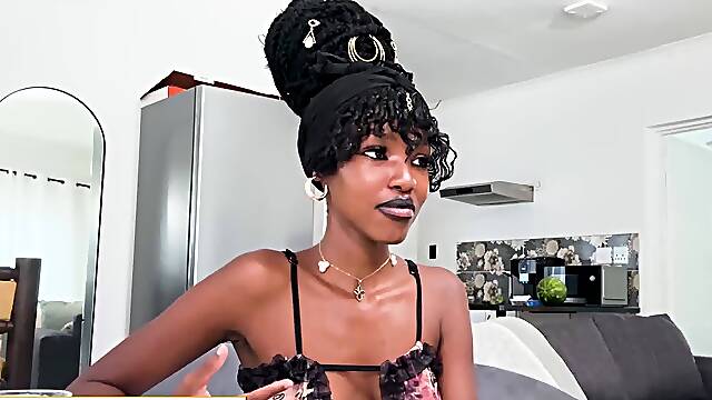 Big Tits African Girl Enjoyed Rough Sex With New Huge Dick White Friend