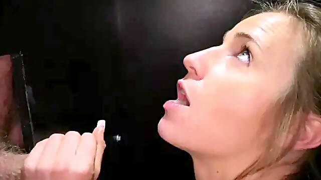 Gloryhole Secrets: Blonde Milf Takes It Deep