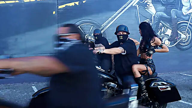 Boots, Black, Brunette, Ass