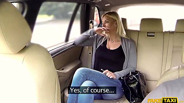 Nataly Wishes The Taxi Driver To Take Her To Cock Land