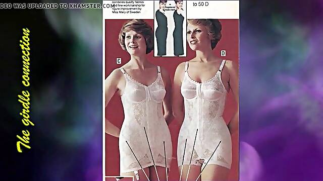 Girdle, Vintage, Lingerie, Mature