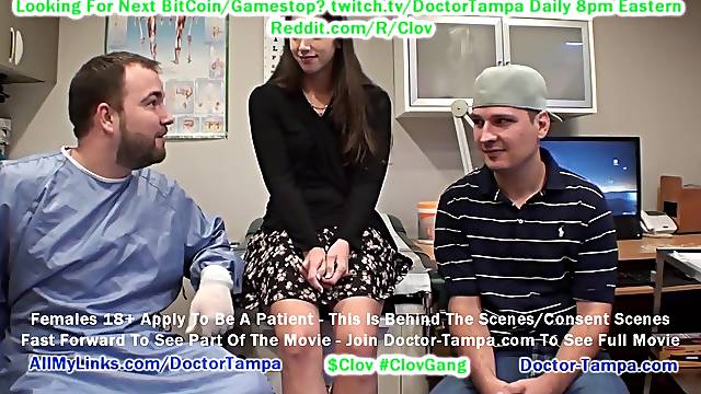 $Clov Become Doctor Tampa, Glove In As Logan Lace Gets Fresh Student Gyno Exam Whilst Boyfriend Watc