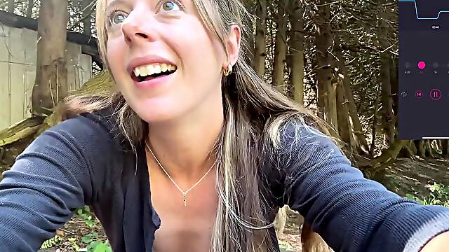 A Walk In The Woods Not At Any Time Felt So Valuable! - Public Climax - Nearly Caught!