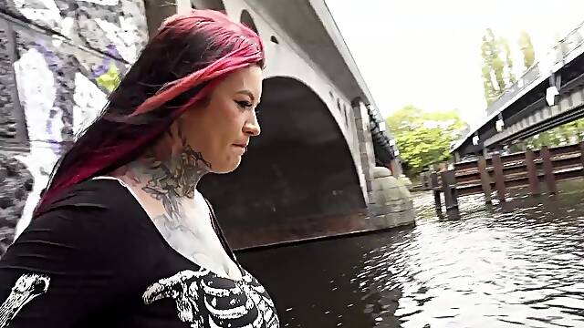 German Scout - Anal Sex Casting For Curvy Massive Melons And Booty Slut Sabien Demonia After Pick Up