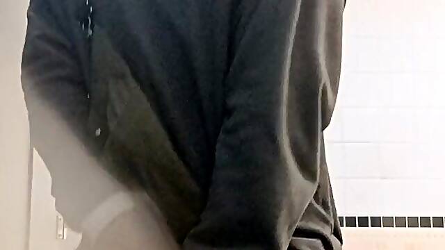 Pissing And Shaking My Jock From All That Stress