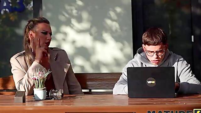 Mature4K. Large Booty Or Large Titties?