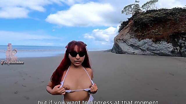 Vlog #Two Screwing On A Nudist Beach