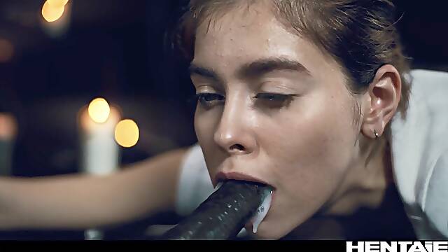 Real Life Comics Compilation - Hawt Babes Screwed By Alien Monsters