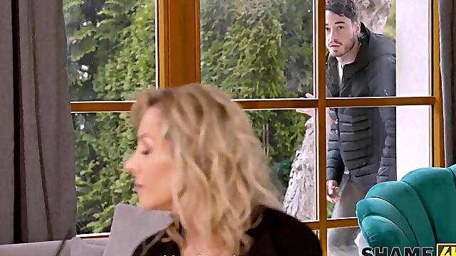 Pantyhose, Mature, Blonde