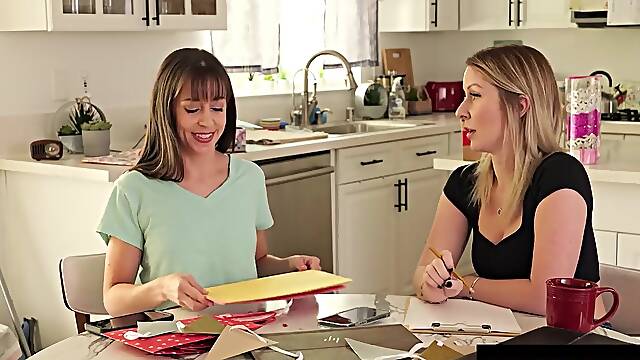 Sad Gal Cheats On Hubbie Wt Mother Id Like To Fuck Neighbour - Jenna Noelle, Sydney Paige - Girlfrie