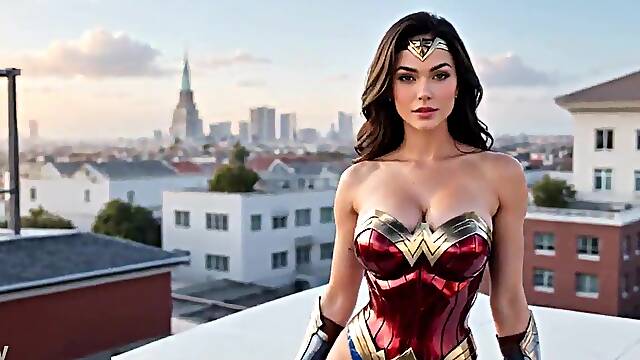Wonder Woman – Hottest Brunette Hair Sex U’ll Ever Watch (Ai Generated)