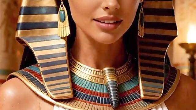 Queen Cleopatra Worships Your Penis - Pov Oral, Wild Riding & Doggy, Giant Facial Explosion (Ai Gene