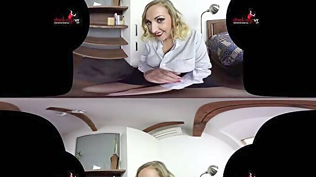 Stockingsvr.com - Boobmania 34Hh Krystal Swift