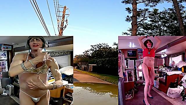 Hot Dancing With Journey Scenes 02_(Velomobile (Recumbent Enclosed Bicycle) Exercise Scene W Dance)