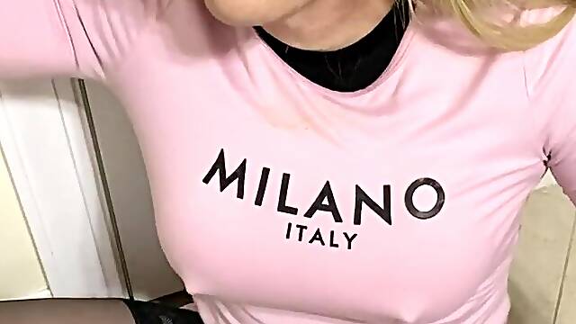 Lascivious Trans Madison Can’t Keep Her Hands Off This Fresh Snatch And Butt Toy. See Her Lick Her C