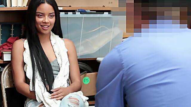 Amateur Babes In A Steamy Interracial Threesome, Caught By The Cop